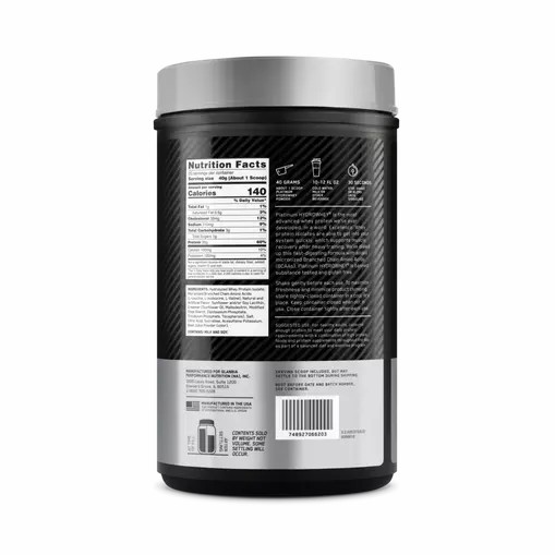 Optimum Nutrition PLATINUM HYDROWHEY™ Supercharged Strawberry 1.76 lb (20 Servings) | 6731OFHDG