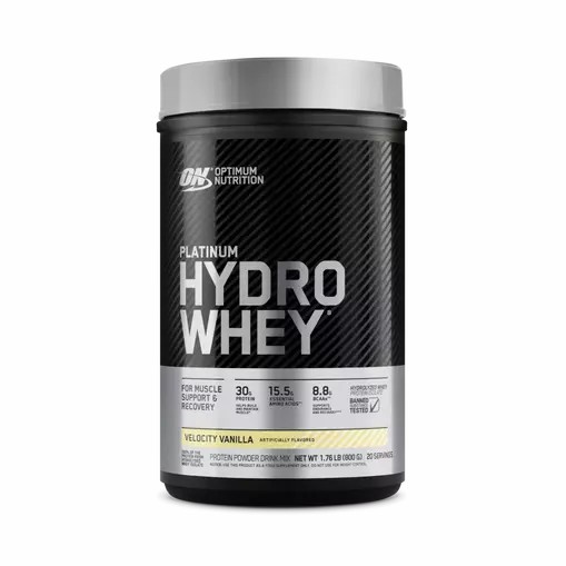 Optimum Nutrition PLATINUM HYDROWHEY™ Velocity Vanilla 1.76 lb (20 Servings) | 3981DZTQS