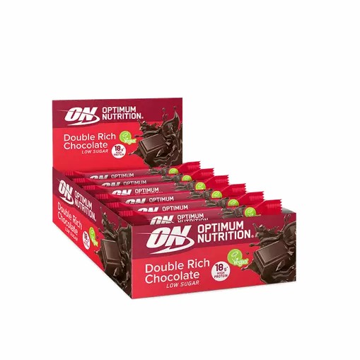 Optimum Nutrition Plant Protein Bar Double Rich Chocolate 720 grams (12 Bars) | 4017ATCQZ