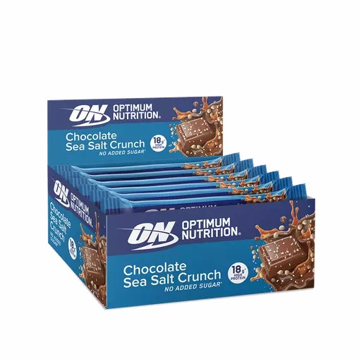 Optimum Nutrition Protein Bar Chocolate Sea Salt Crunch 720 grams (12 Bars) | 2849OXKJR