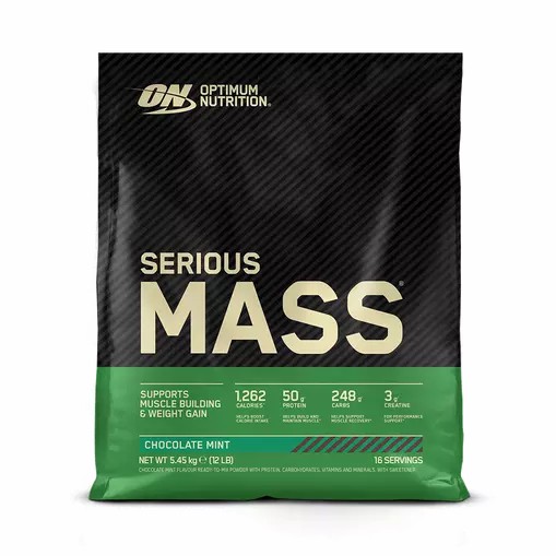 Optimum Nutrition Serious Mass Chocolate Mint 5.45 kg (16 Servings) | 0413ZEFTX