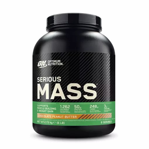 Optimum Nutrition Serious Mass Chocolate Peanut Butter 2.73 kg (8 Servings) | 9510DBGRH